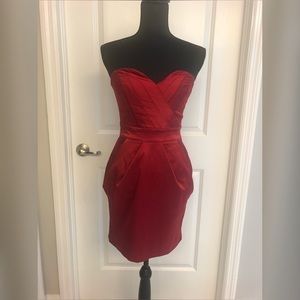 Bebe strapless dress